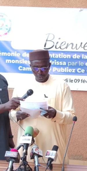 Le Président du Conseil d&#039;Administration du ROTAB, M. Almoustapha Moussa IDE
