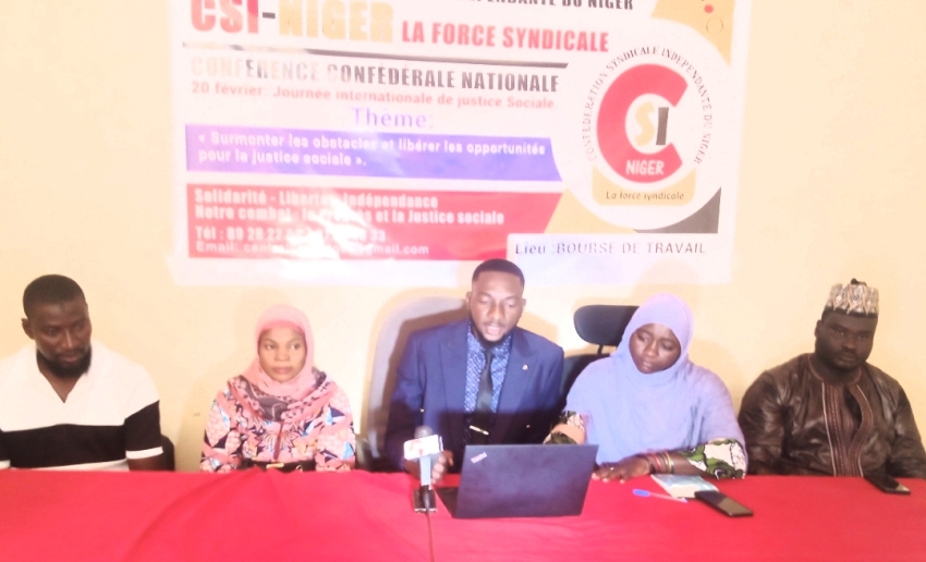 Journée Mondiale de la Justice Sociale : La CSI-Niger exhorte le CNSP à s’engager davantage en faveur de la justice sociale
